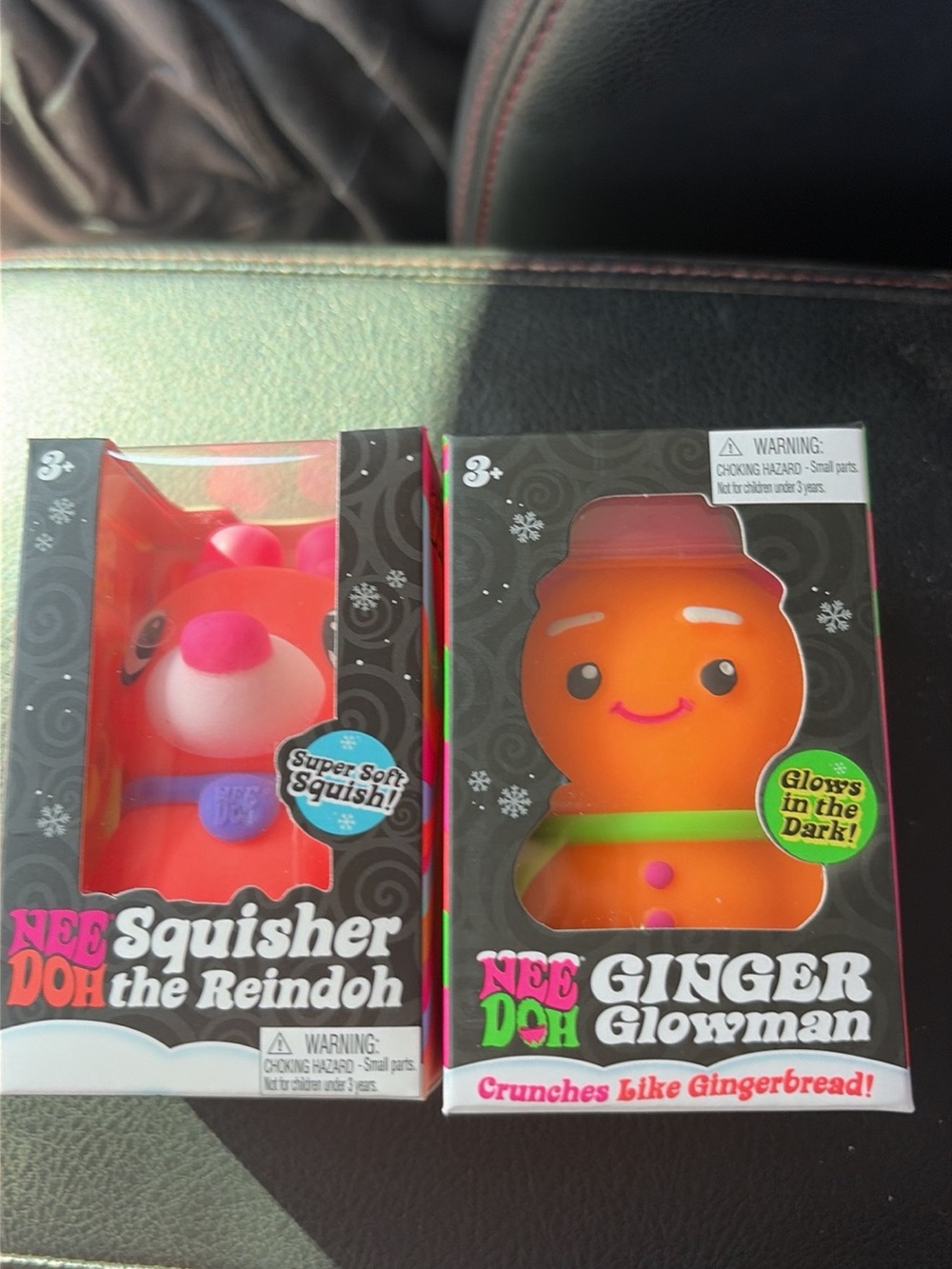 Pick ONE; Ginger Glowman & Squisher the Reindoh Kids Toy Set - Orange & Pink